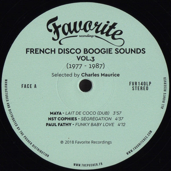 Various - French Disco Boogie Sounds Vol. 3 (1977-1987) (2x12" Vinyl) | Favorite Recordings (FVR140LP)