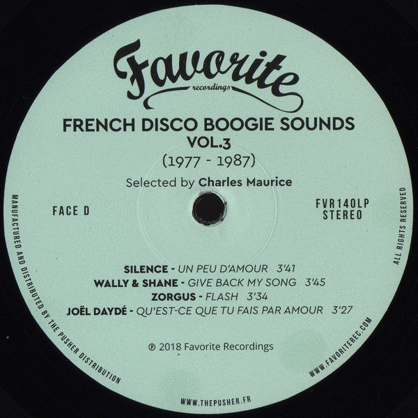 Various - French Disco Boogie Sounds Vol. 3 (1977-1987) (2x12" Vinyl) | Favorite Recordings (FVR140LP)