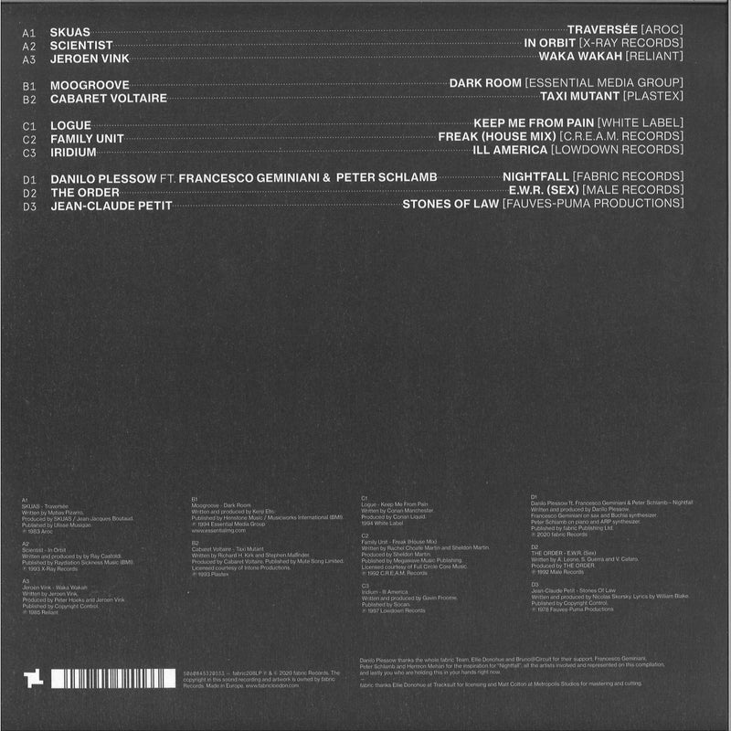 Motor City Drum Ensemble - Fabric Presents: Danilo Plessow (MCDE) (2x12" Vinyl LP + MP3) | Fabric (FABRIC208LP)