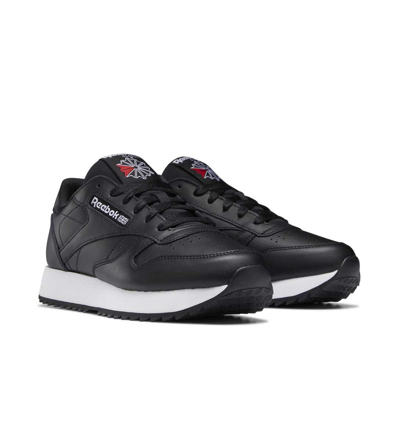 Reebok Classic Leather Ripple (Core Black / Core Black / Cloud White)