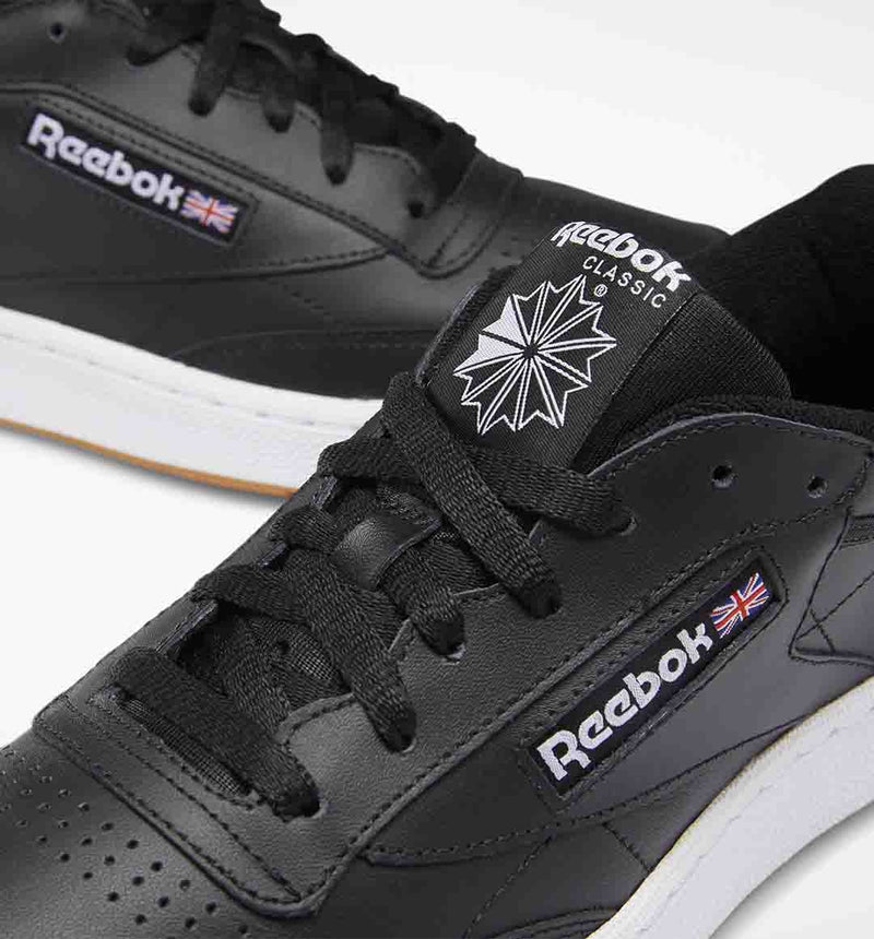 Reebok Club C 85 (Intense Black / White-Gum)