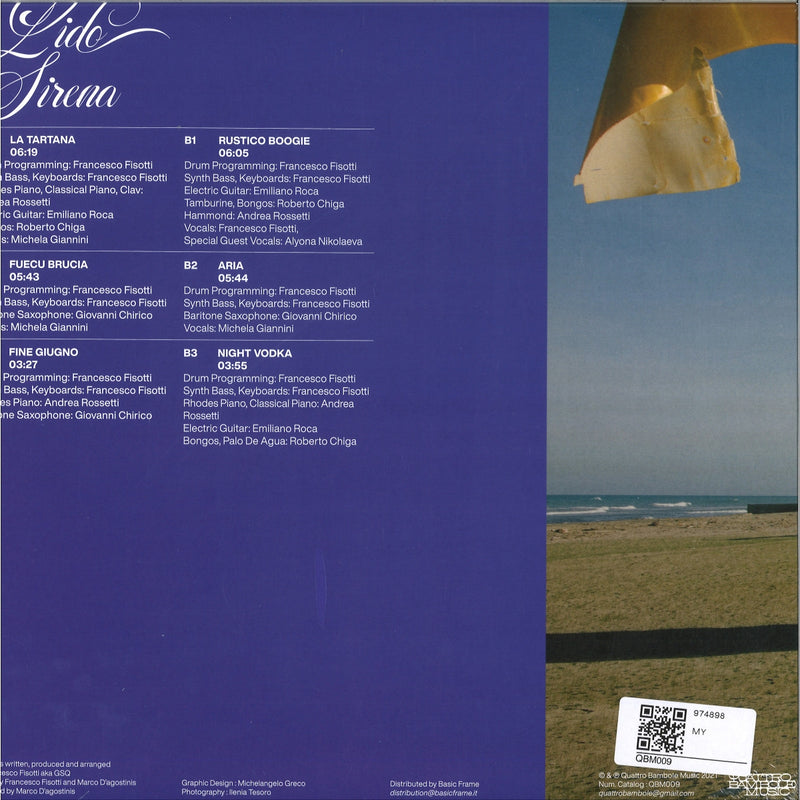 Francesco Fisotti - Lido Sirena (12" Vinyl) | Quattro Bambole Music [QBM009]