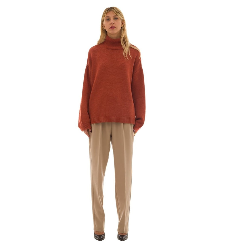 NA-KD Recycled Cropped High Waist Suit Pants (Beige)