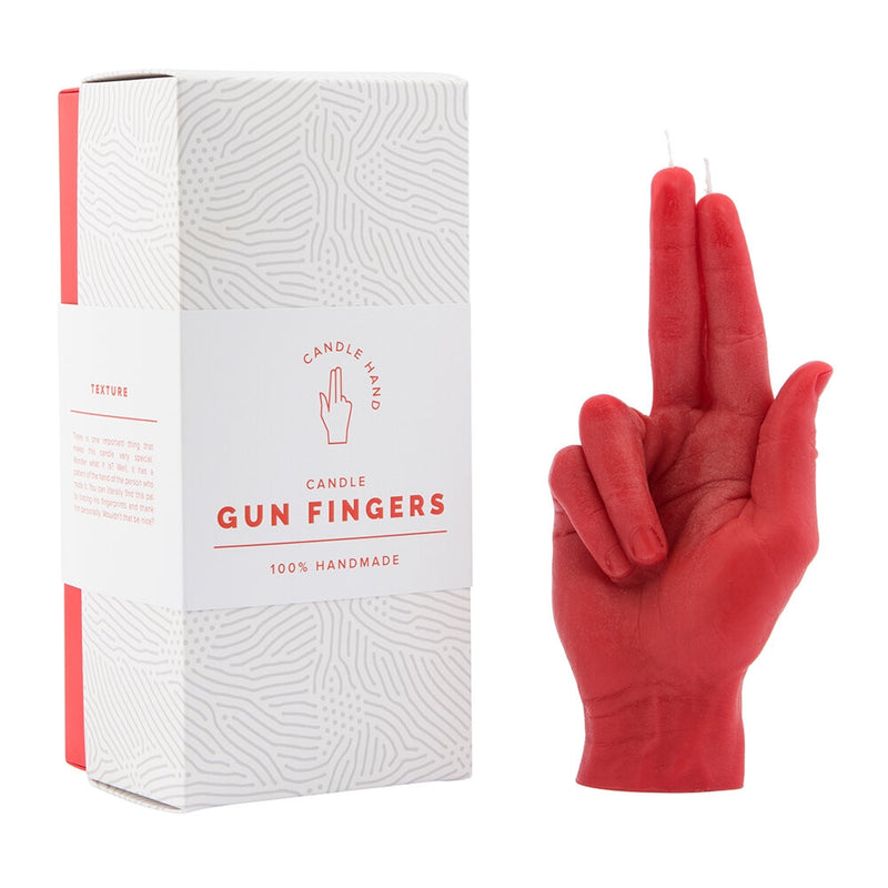 Candle Hand Gun Fingers (Red)