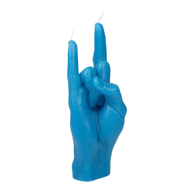 Candle Hand You Rock (Blue)