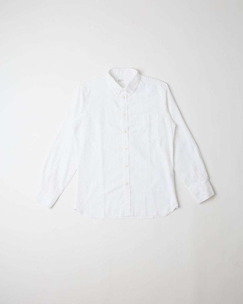 Universal Works Everyday Shirt Organic Oxford (White)