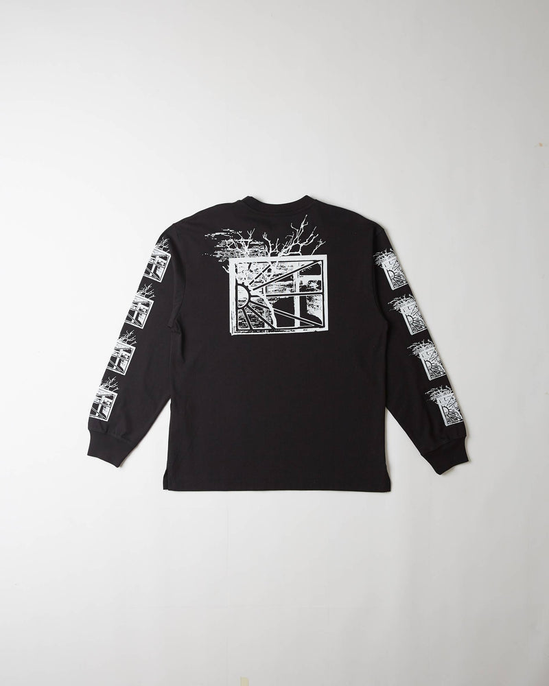 Rassvet Men Longsleeve Window T-Shirt Knit (Black)