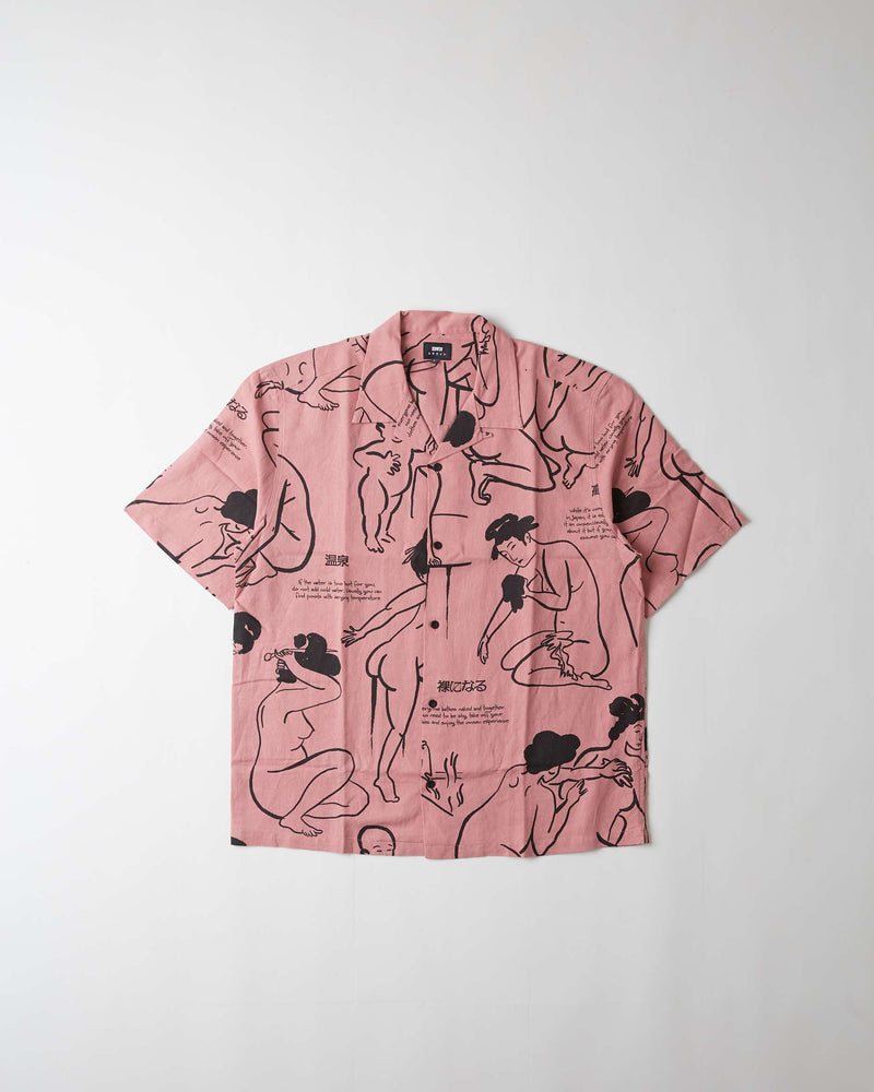 Edwin Onsen Shirt SS (Onsen AOP)