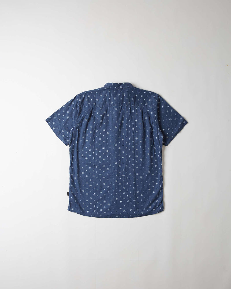 Patagonia M's Back Step Shirt (Stone Blue)