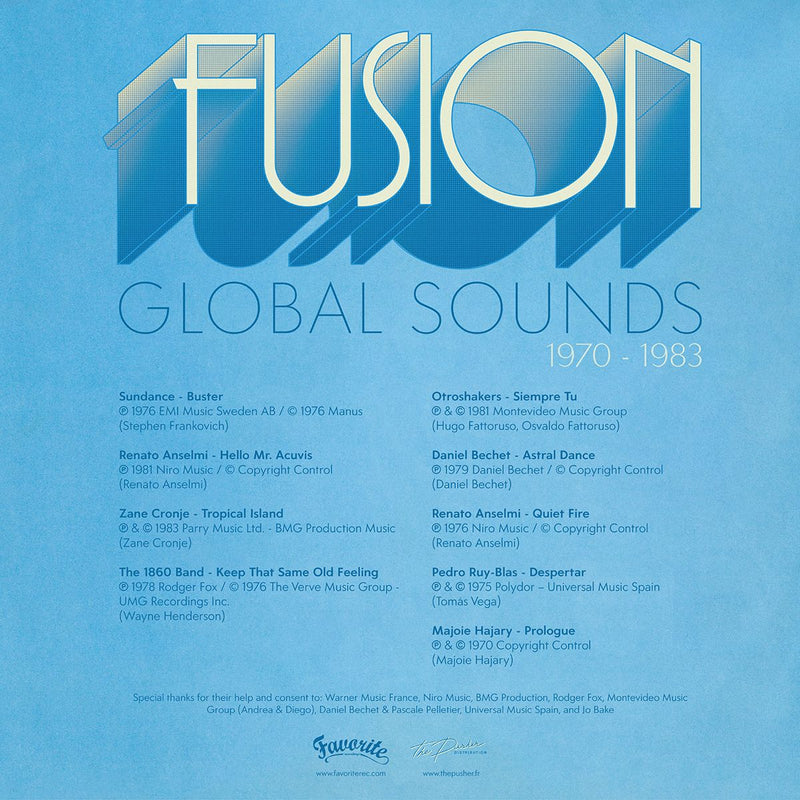 Various - Fusion Global Sounds (1970-1983)  (12" Vinyl) | Favorite Recordings (FVR183LP)